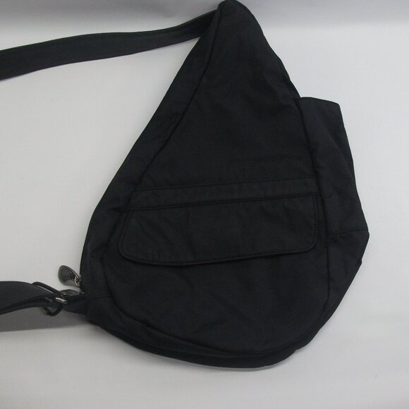 AmeriBag Healthy Back Bag Crossbody Sling Shoulder Black - Picture 3 of 8